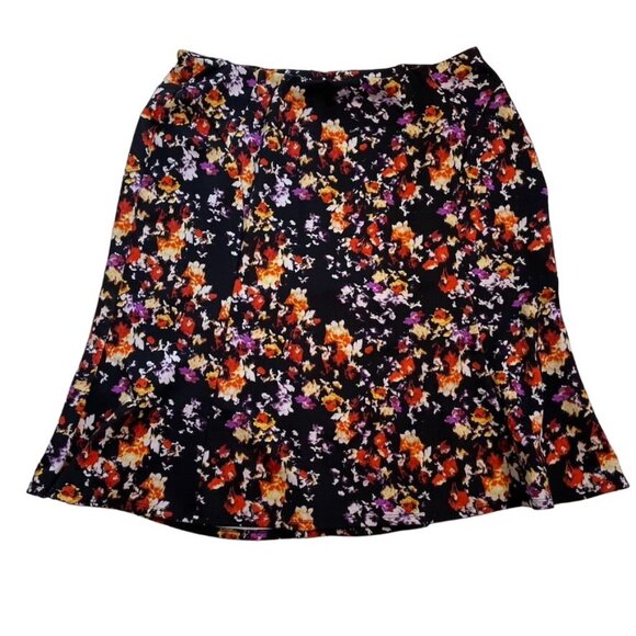 Cato Womens Godet Skirt A Line Floral  Plus Size 18 20 W u - Picture 1 of 5